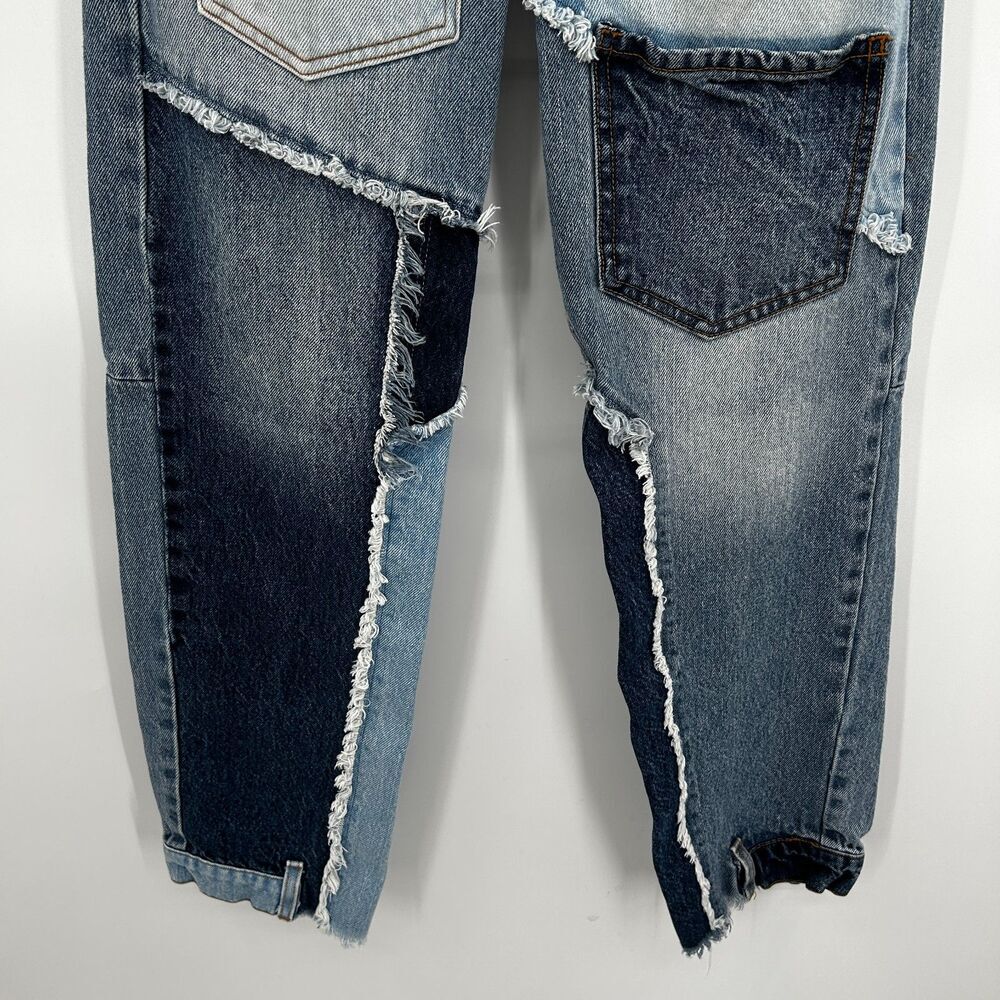 Revice Matchmaker Patchwork High Rise Straight Le… - image 5